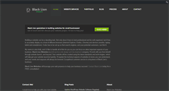 Desktop Screenshot of blacklionwebsites.com